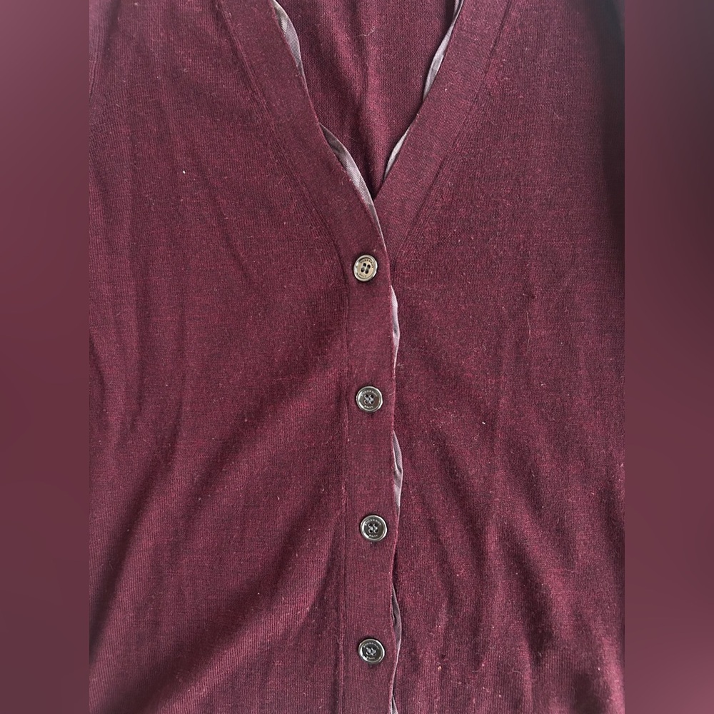 Burberry Britt Merino Wool Cardigan - Picture 6 of 9
